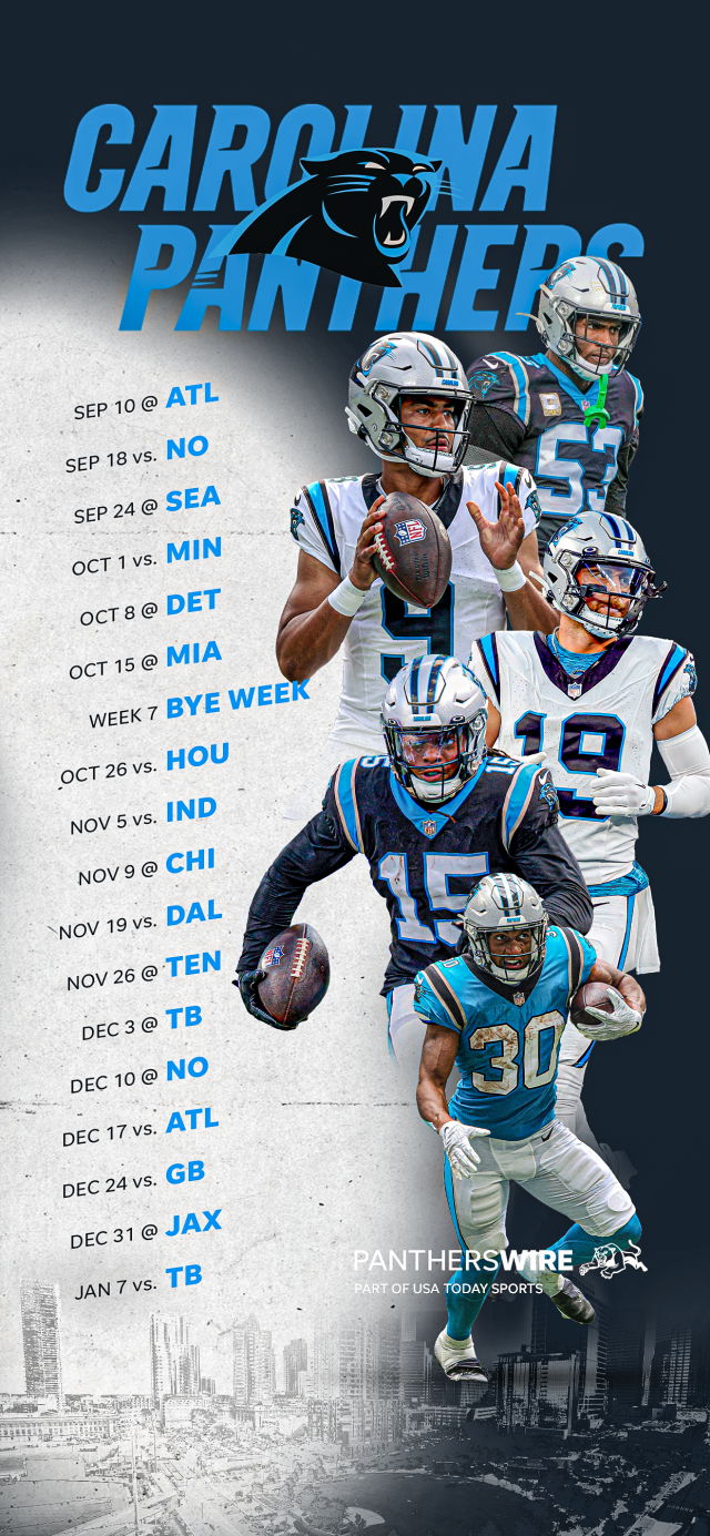 Carolina Panthers 2023 schedule: Get your downloadable wallpaper