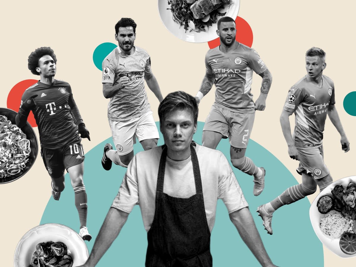 Jonny Marsh se ha convertido en el chef de los mejores talentos de la Premier League (Chef_jonnymarsh/Instagram/Getty/The Independent)