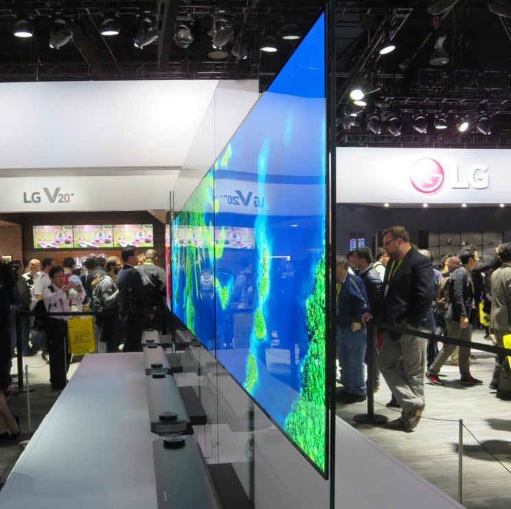 One of LG’s W televisions.