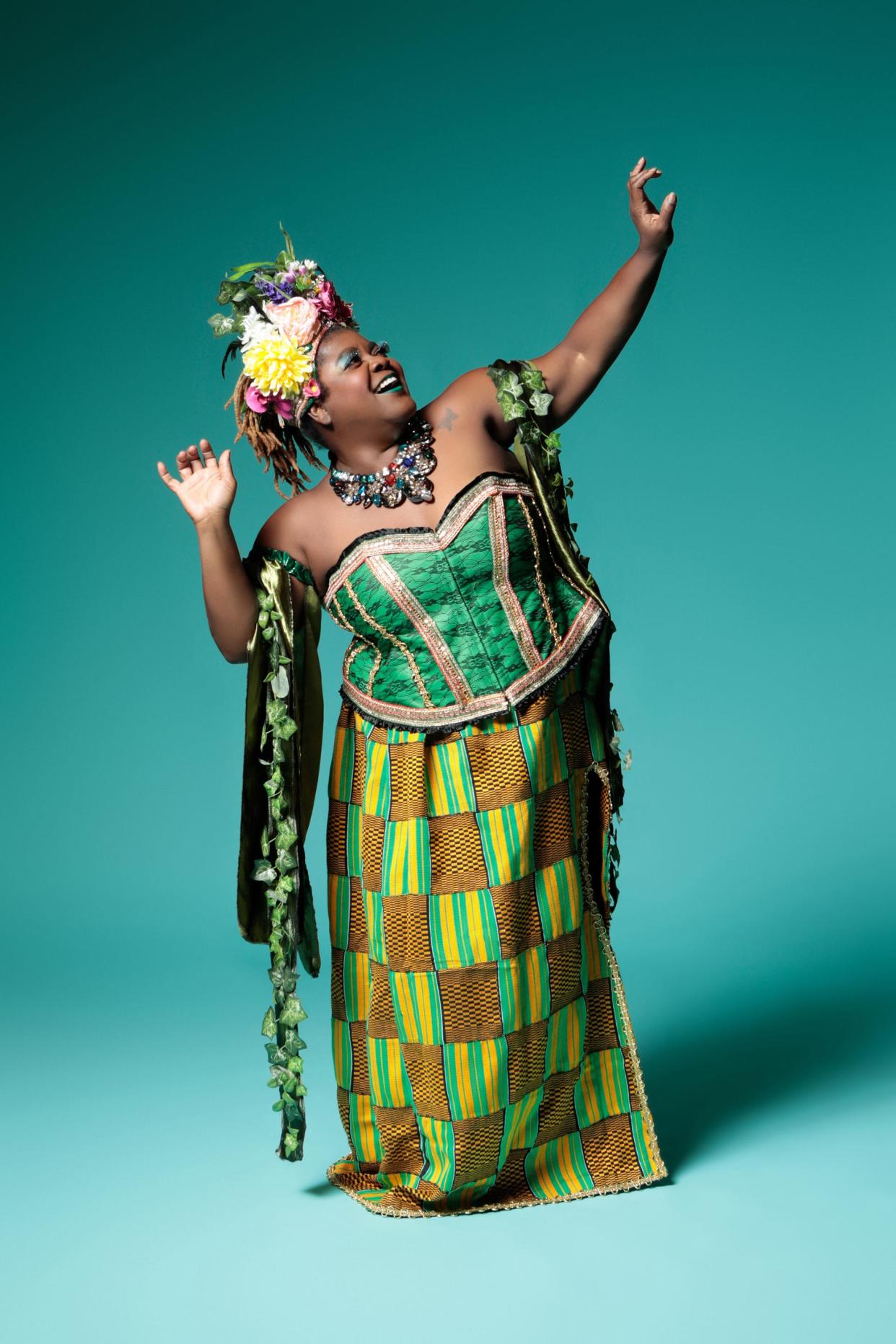 Tarra Conner Jones plays Asaka, the Goddess of the Earth, in the Westcoast Black Theatre Troupe musical “Once On This Island.”