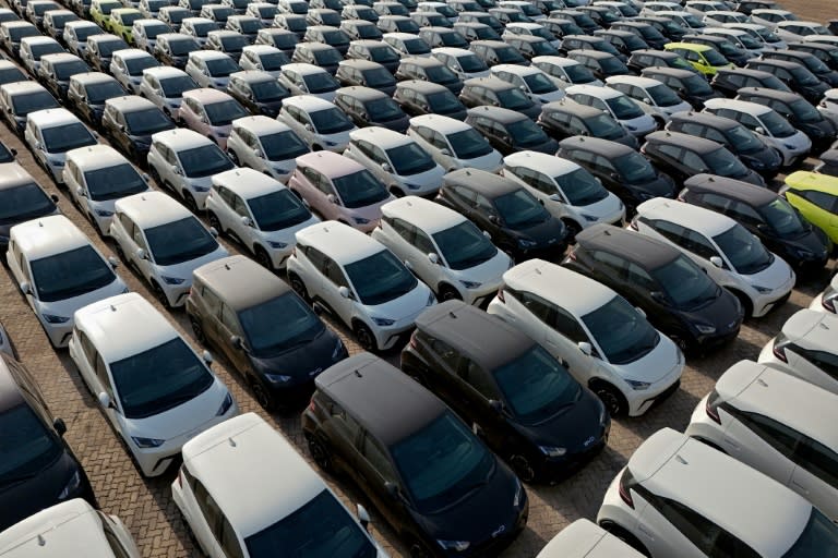 According to the Atlantic Council, Chinese sales of EVs abroad rose 70 percent in 2023, reaching $34.1 billion. Almost 40 percent went to the European Union (STR)