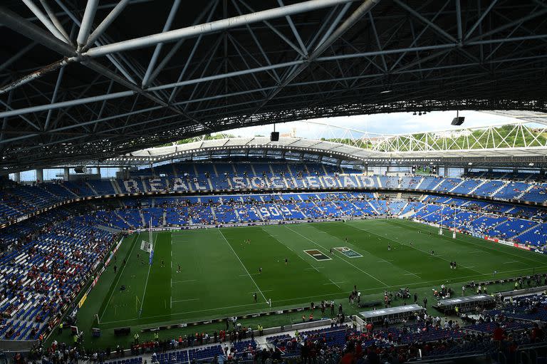 El estadio Anoeta también fue sede de partidos del Top 14, el principal torneo de rugby francés