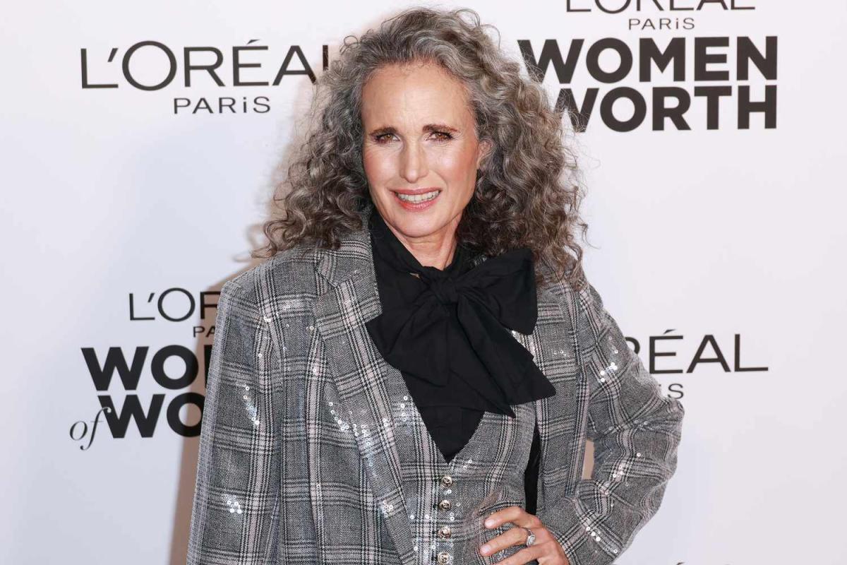 Andie MacDowell Says She 'Instinctually' Knew She Wanted to Go Gray ...