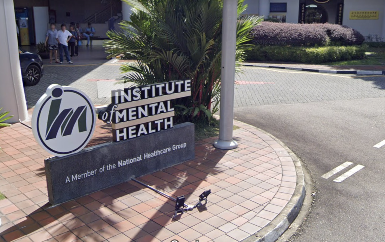 Institute of Mental Health (IMH)'s facade. (SCREENCAP: Google Maps Street View)