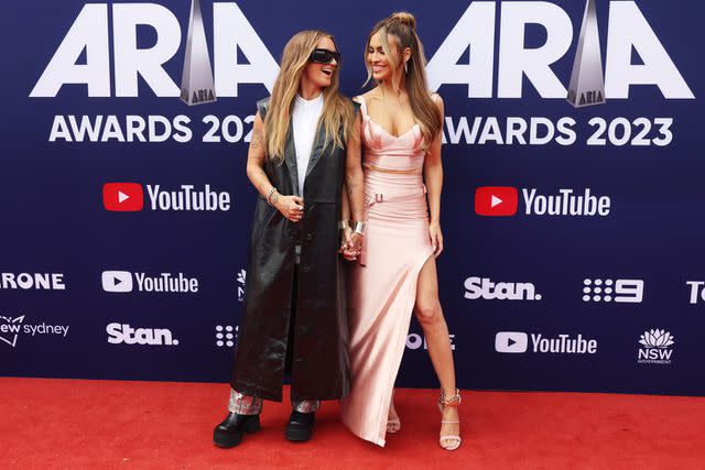 Chrishell Stause, G Flip make first red carpet appearance after