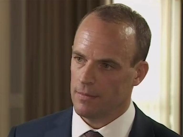 EU citizens will not be 'turfed out' of UK in event of no-deal Brexit, says Dominic Raab