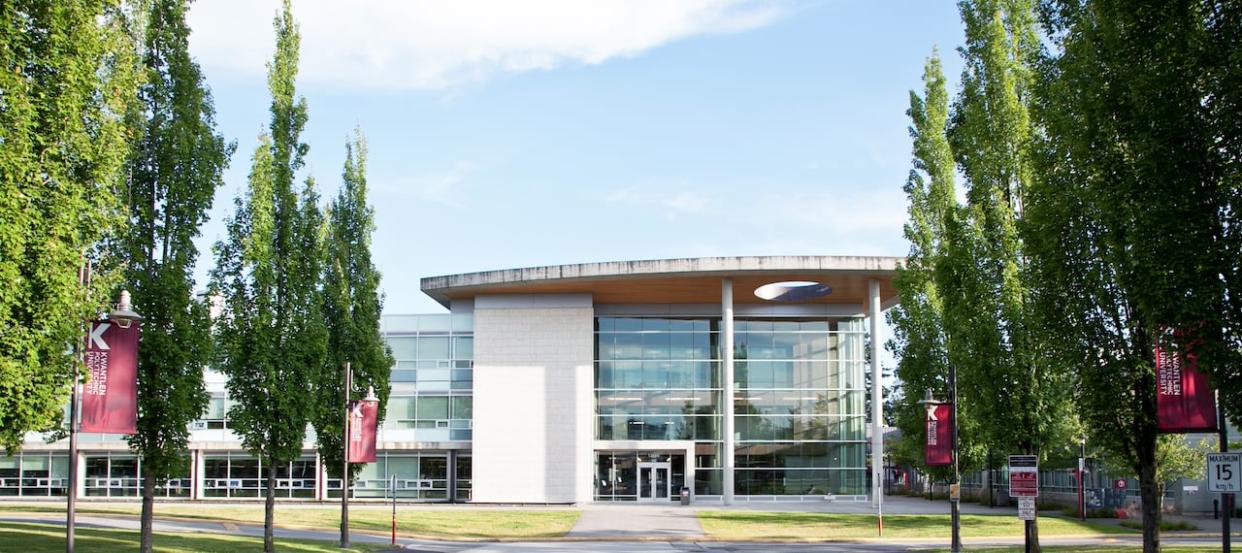 Kwantlen Polytechnic University in Surrey, B.C., says it has withdrawn from an insurance cost-savings program, after the faculty union grieved the matter and an instructor claims the program disrupted his medication coverage. (Kwantlen Polytechnic University (kpu.ca) - image credit)