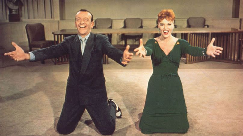 Fred Astaire and Janis Paige in the 1957 movie Silk Stockings.