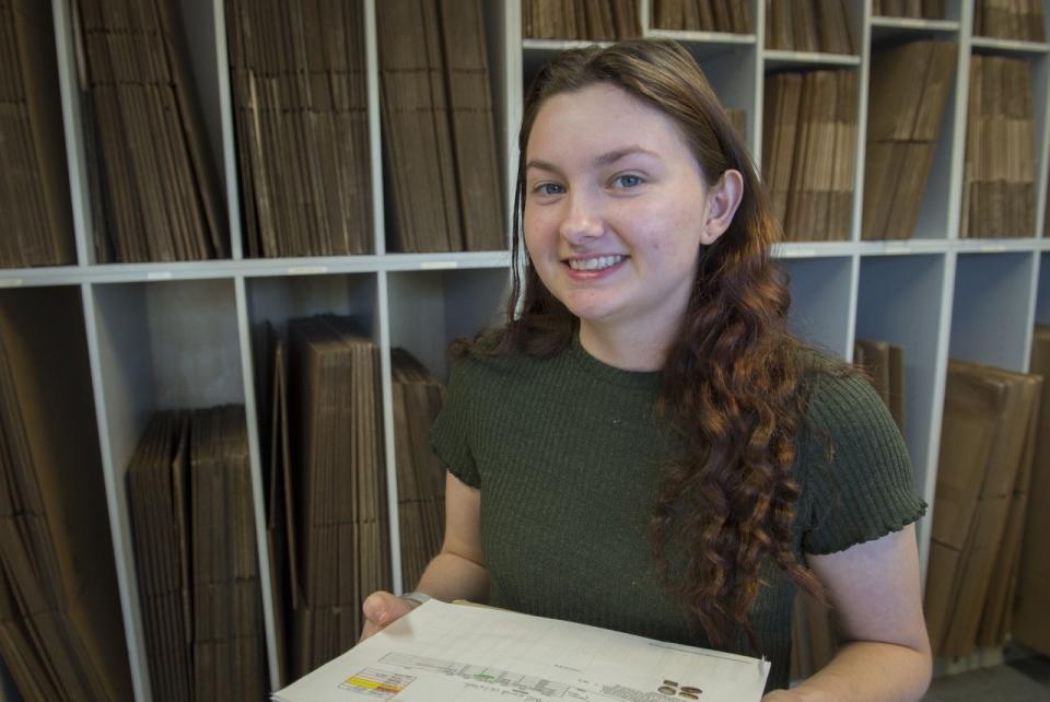 Sara Friesel, 18, has won one of the foundation's Triumph Awards, which recognizes high-achieving youth served by the Guardian ad Litem program.