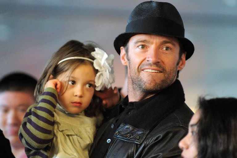 Hugh Jackman y su hija Ava, hace unos años