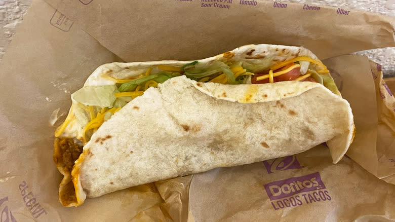 Soft Taco Supreme in Wrapper