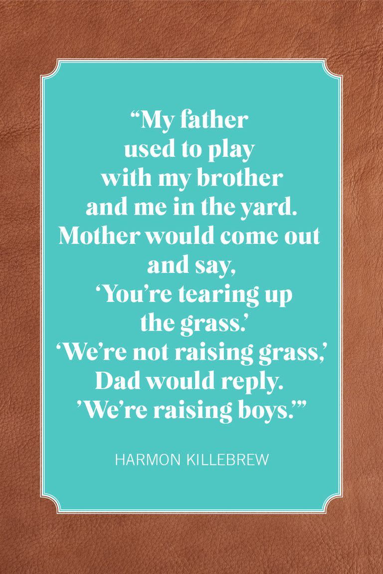 harmon killebrew father son quotes