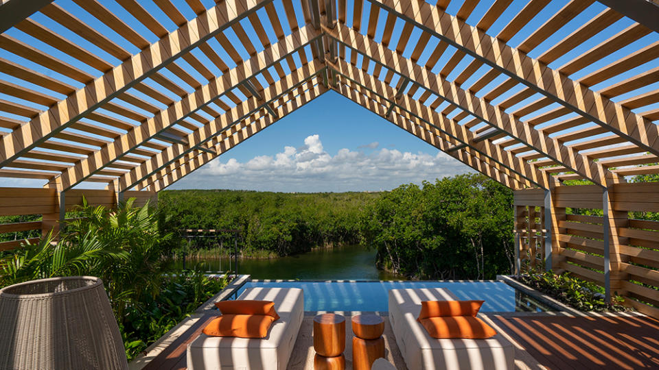 The new Lagoon and Sunset Pool Villas at the Banyan Tree Mayakoba in Mexico