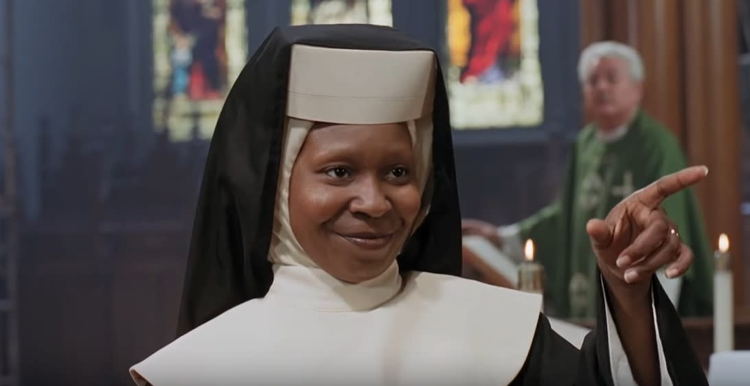 Whoopi Goldberg is reprising her iconic 'Sister Act' role in a West End stage revival of the hit 1992 comedy musical (Touchstone Pictures)