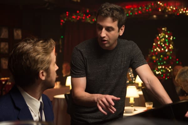 Ryan Gosling with composer Justin Hurwitz.