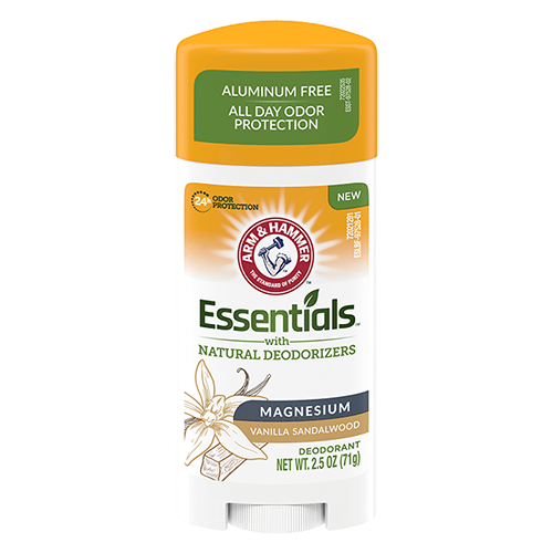 Arm & Hammer Essentials Solid Deodorant - Magnesium Vanilla Sandalwood