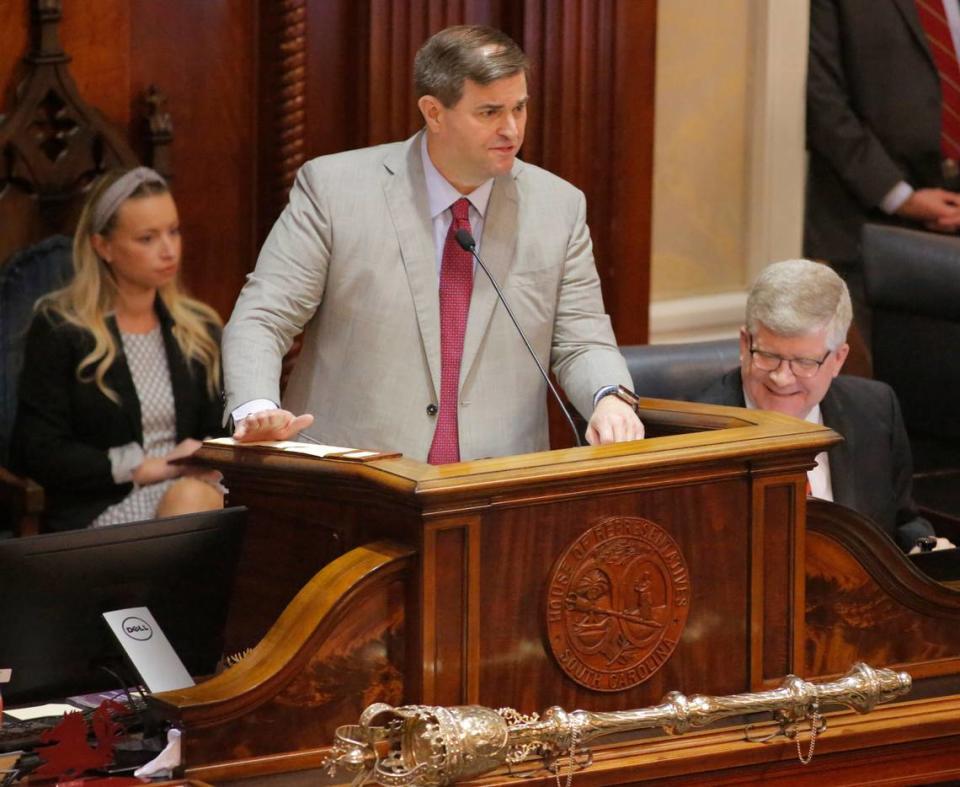 House Speaker Murrell Smith is shown in January as lawmakers began discussing a massive energy bill.