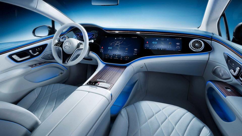 Mercedes-Benz's EQS interior is blend of luxury and