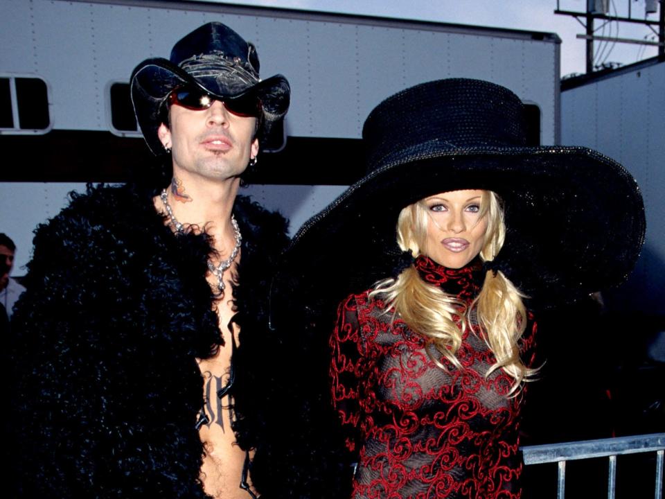 Pamela Anderson and Tommie Lee