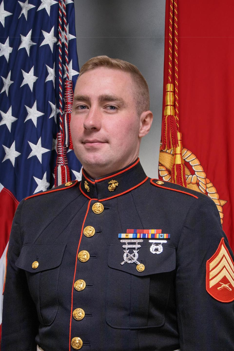 U.S. Marine Corps Sgt. Matthew P. Partyka died of suicide in July 2022 while on leave in North Carolina.