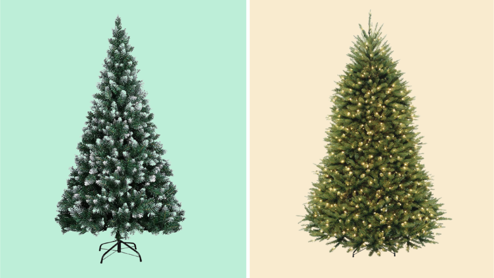 artificial Christmas trees: Amazon