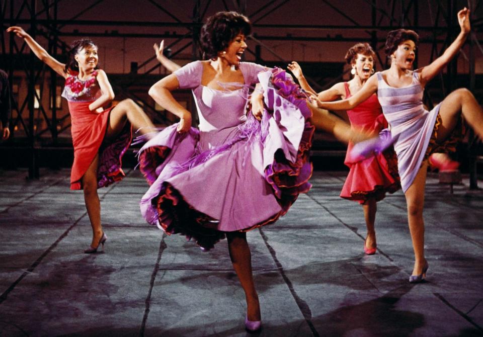 PHOTO: Rita Moreno, as Anita, dances in a publicity image for the film adaptation of 'West Side Story.' (Silver Screen Collection/Getty Images)