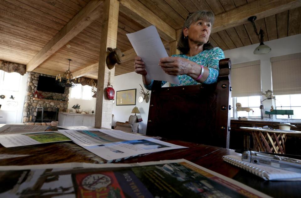 Pam Doiron raises cattle at the Spanish Ranch in the Cuyama Valley.