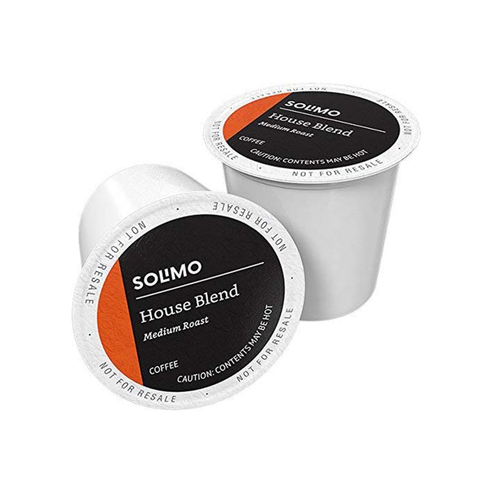 Amazon Brand - 100 Ct. Solimo Medium-Dark Roast Coffee Pods