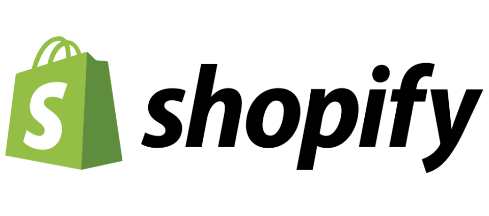 Shopify logo of green bag with white S.