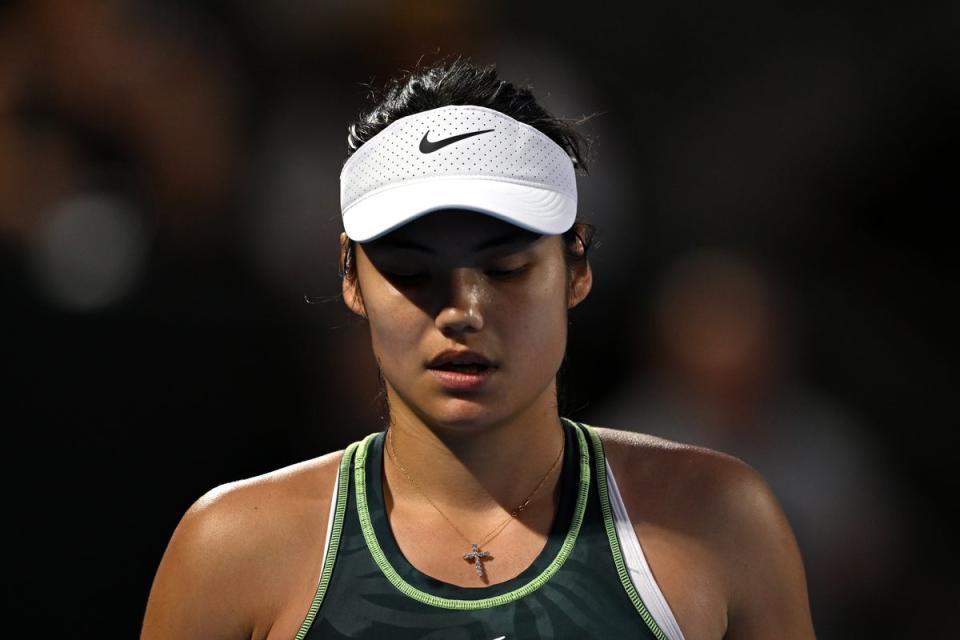 Emma Raducanu has pulled out of an exhibition match ahead of the Australian Open  (Getty Images)