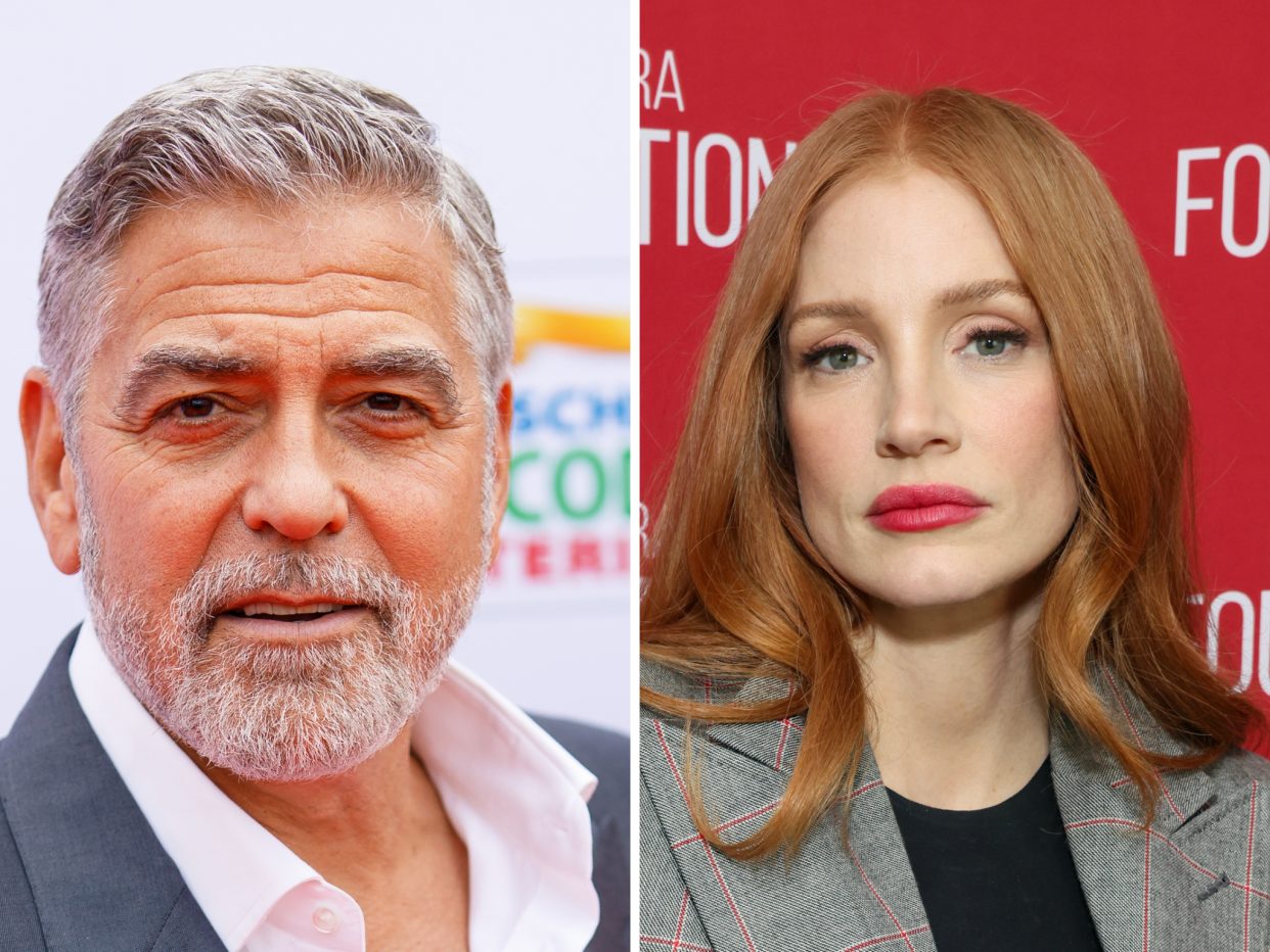 George Clooney and Jessica Chastain (Getty Images)