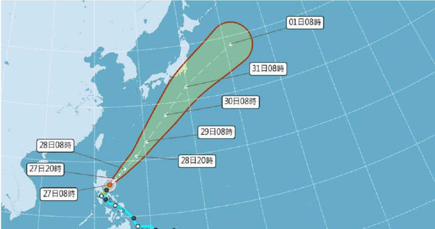 （圖／翻攝自交通部中央氣象署官網）