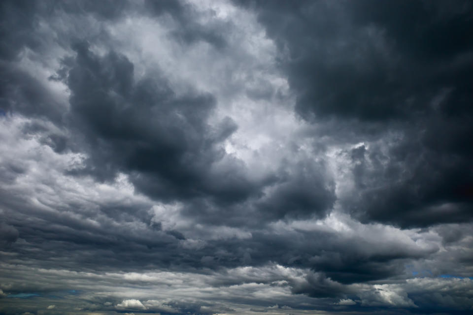 Stormy rain cloud background