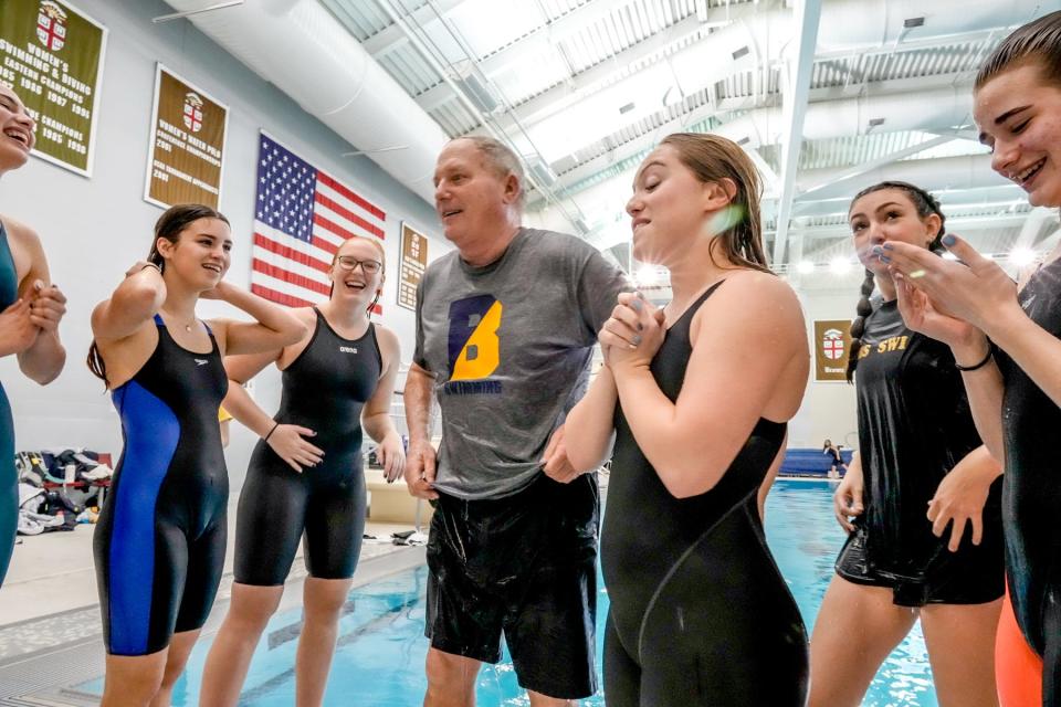 Every year, Sandy Gorham says he isn't sure about whether his team can win a state title, and every year he ends up jumping in the pool at Brown celebrating another state championship.
