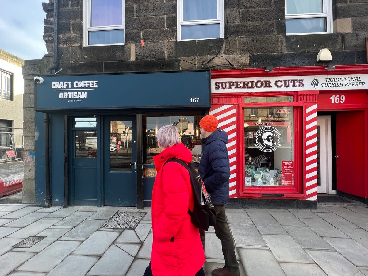 Hipster craft-coffee joints have sprung up in Leith (Robin McKelvie)
