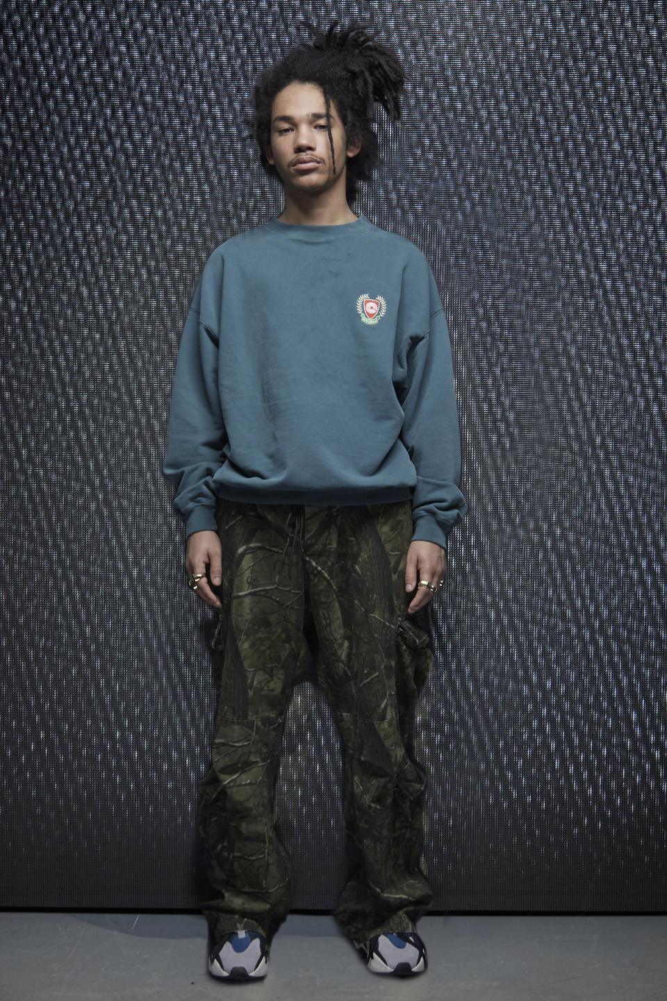 <p>For his Season 5 presentation, Kanye West tapped male model Luka Sabbat and his dreadlocked hair. (Photo: Yeezy). </p>