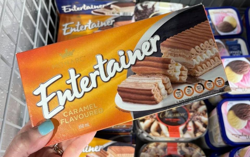 Aldi entertainer caramel flavour