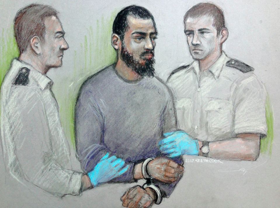 Following an Old Bailey trial in June, Ali was found guilty of preparing terrorist acts in Britain and two charges of possessing explosive substances with intent abroad (PA)