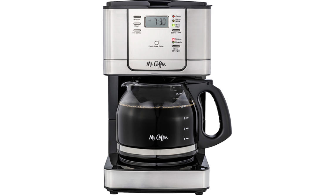 Mr. Coffee Pod and 10-Cup Space-Saving Combo Brewer in Black