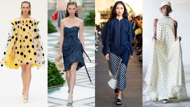 From left to right: Carolina Herrera, Tory Burch, Zero Maria + Cornejo and Adam Lippes. Photos: Imaxtree