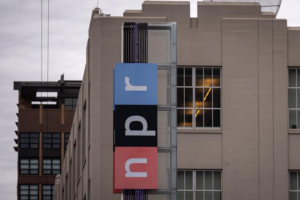 a photo of NPR's logo