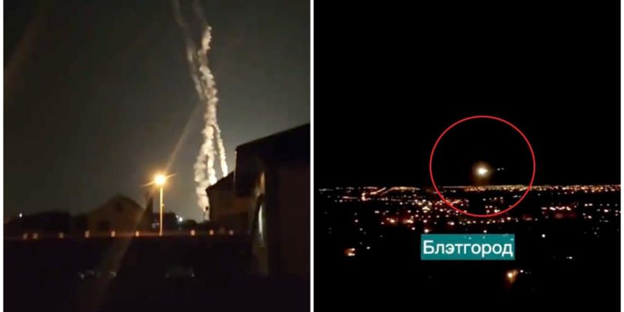 The rocket changed its trajectory and exploded in one of the districts of the city