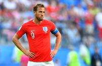 <p>England’s Harry Kane during the match (REUTERS/Dylan Martinez) </p>