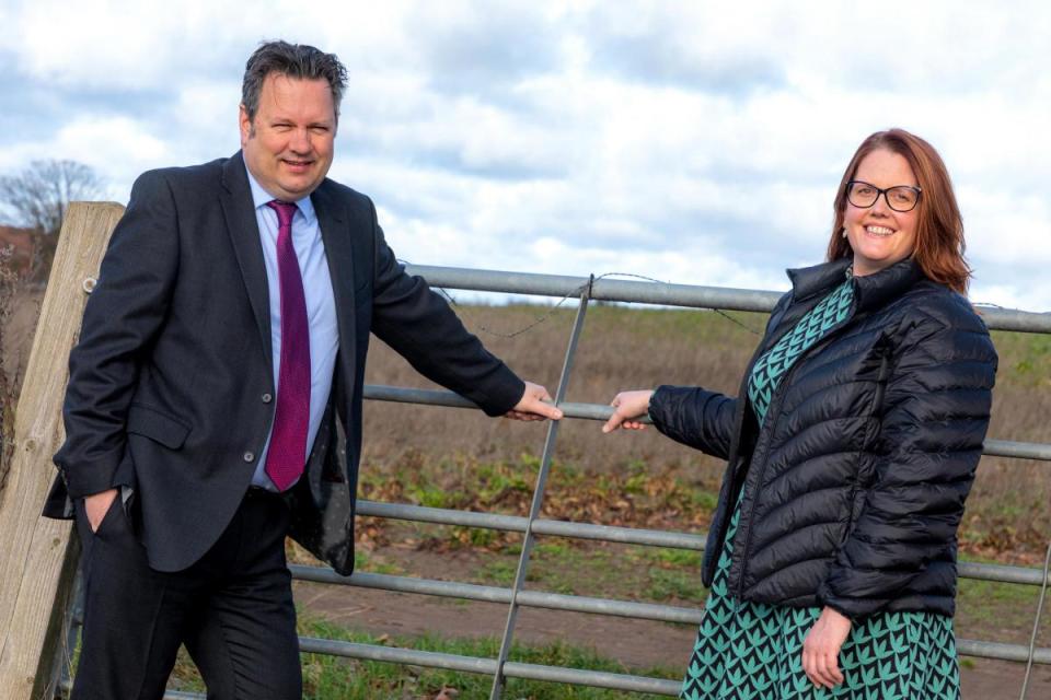 MFG Solicitors photography. Pictured are Iain Morrison (left) and Alex Phillips (right). Picture by Shaun Fellows / Shine Pix Ltd