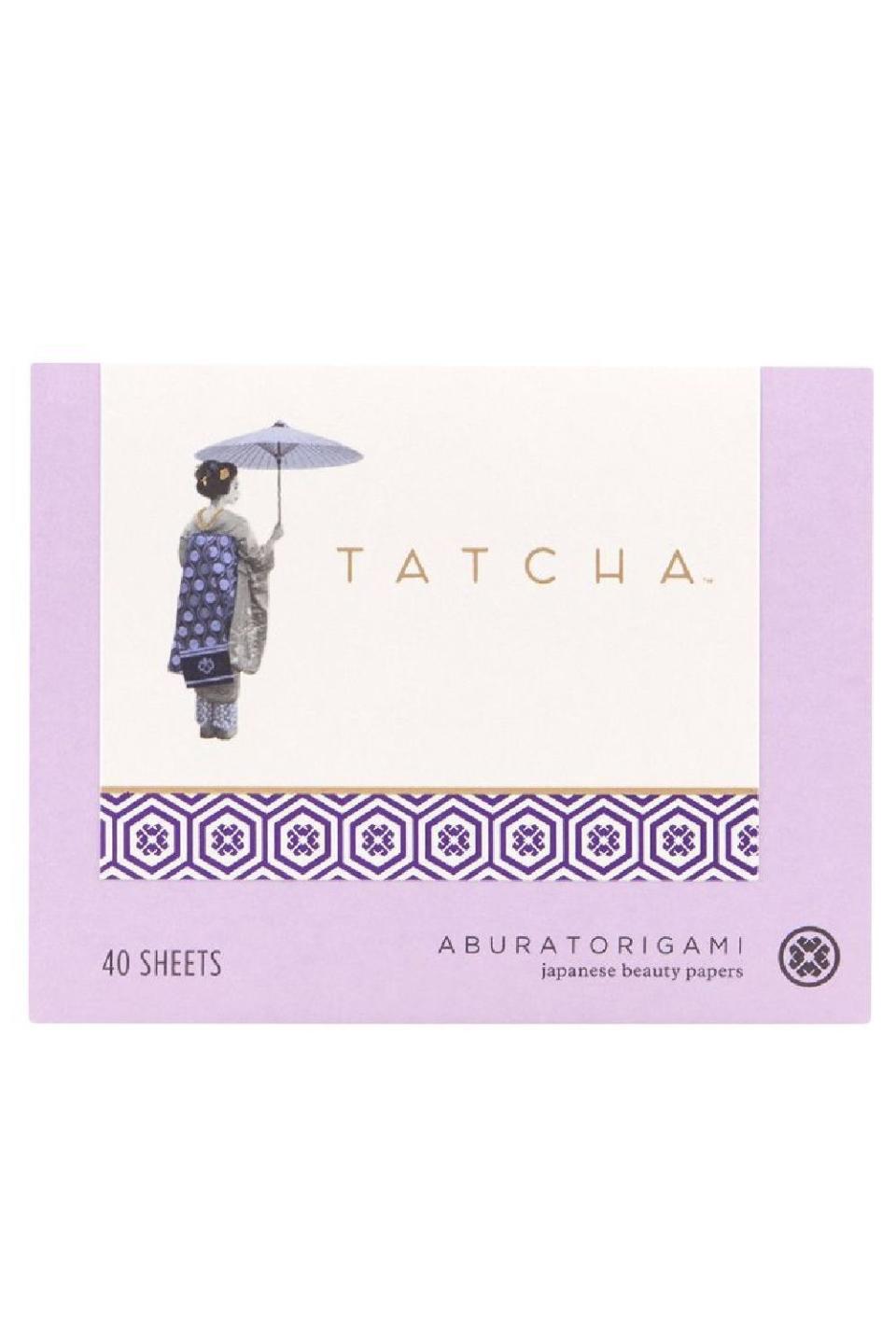 7) Tatcha Aburatorigami Japanese Blotting Papers