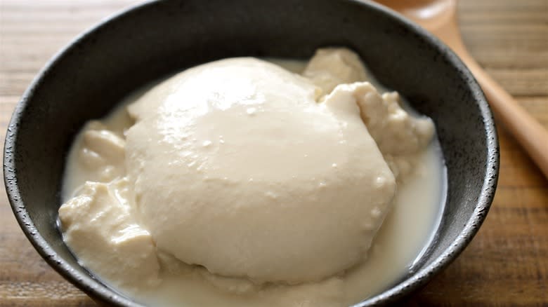 Bowl of oboro tofu