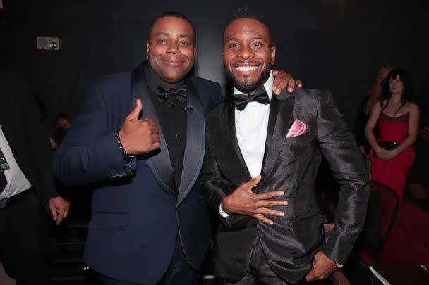 PHOTO: Kenan Thompson and Kel Mitchell attend the 74th Annual Primetime Emmy Awards held at the Microsoft Theater in Los Angeles, on Sept. 12, 2022. (Christopher Polk/NBC via Getty Images)