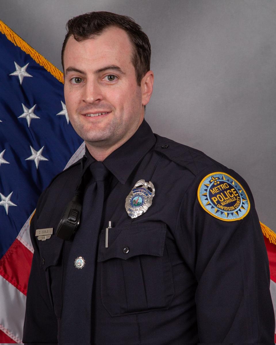 Donovan Coble, a four-year veteran of Metro Nashville Police Department, is now in stable condition after being shot in the ribs Thursday.