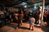 Soup kitchen in the working-class neighbourhood Villa Fiorito, Buenos Aires