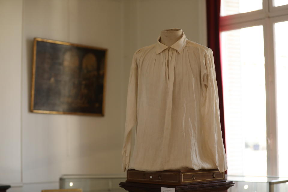 PARIS, FRANCE - NOVEMBER 19: Belongings of the Napoleon Bonaparte when he ruled the French empire in the 19th century, is seen during the auction sale in Paris, France on November 19, 2023. (Photo by Mohamad Salaheldin Abdelg Alsayed/Anadolu via Getty Images)